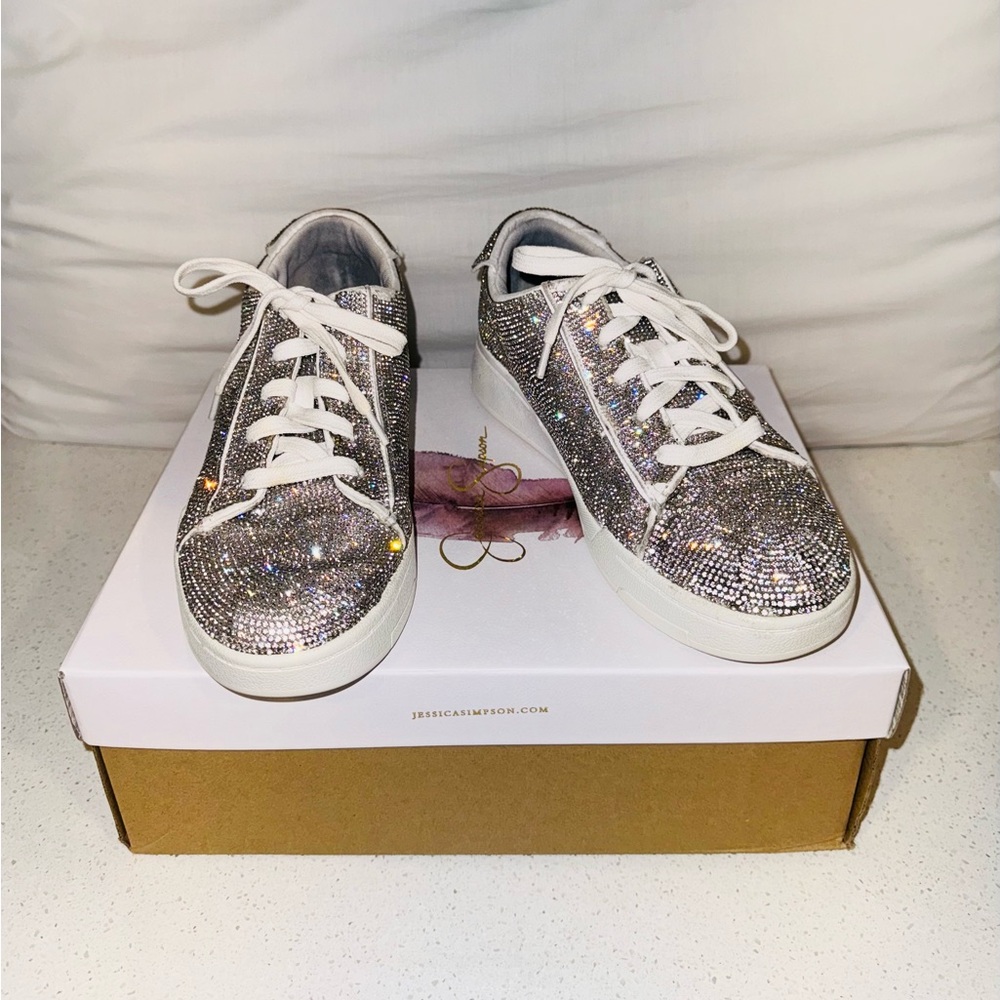 Jessica Simpson Rhinestone Sneakers